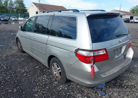 2007 Honda Odyssey Ex-L из США, поврежденный, VIN 5FNRL38657B434841